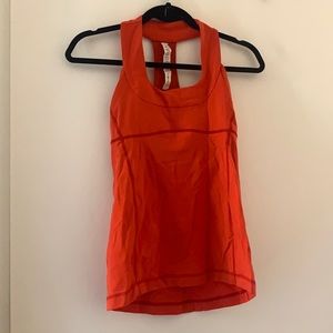 Lululemon orange tank top